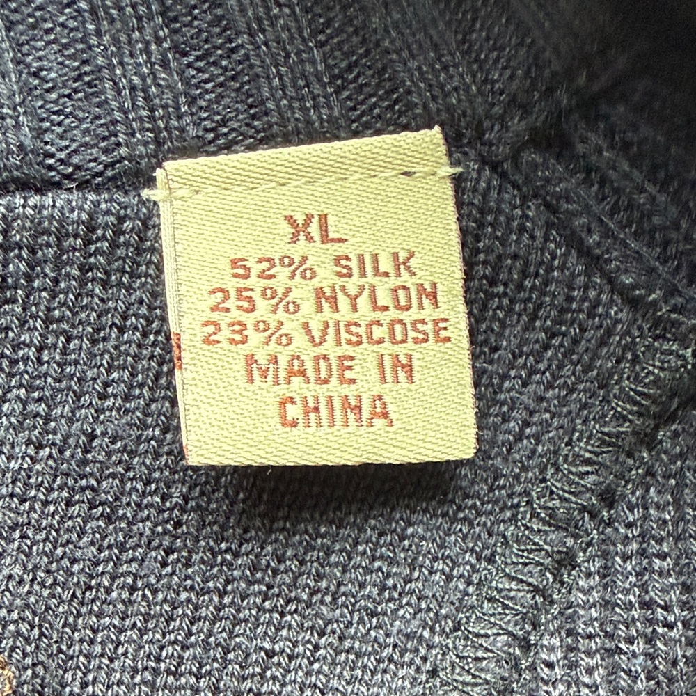 Tommy Bahama Men's 1/4 Zip-Up Sweater - Picture 2 of 14